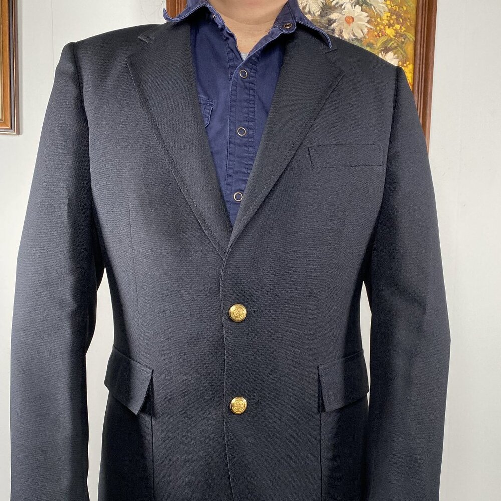 Southport by Anderson Little Two Button Blazer Top Men's "42" Black Dressy USA